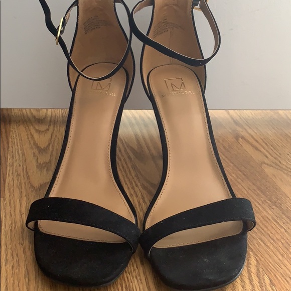 Material Girl black heels- size 10 - Picture 3 of 4